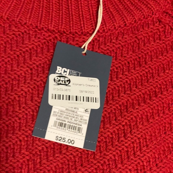 Women's Universal Thread Cozy Cable Knit Crewneck Sweater - Long Sleeve Pullover, Classic Fit